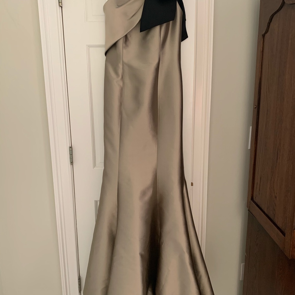 Brand new Franscara champagne evening gown